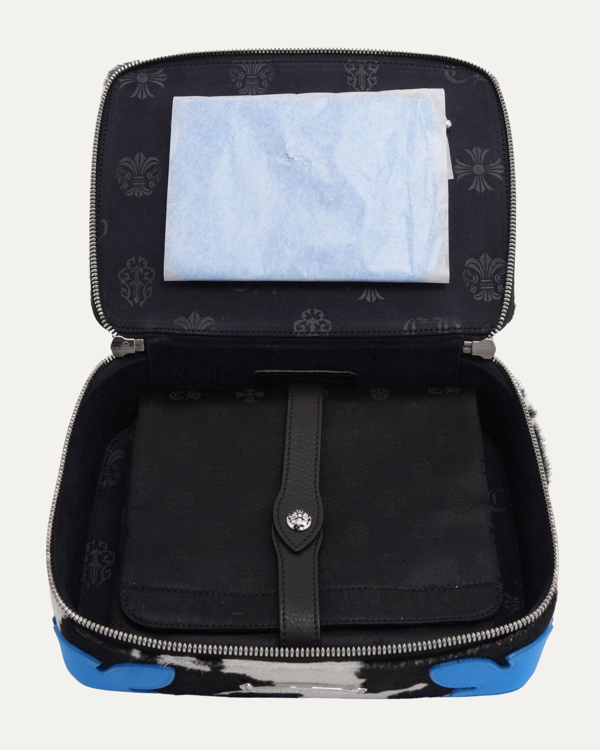Leather & Pony Hair Jewelry Case