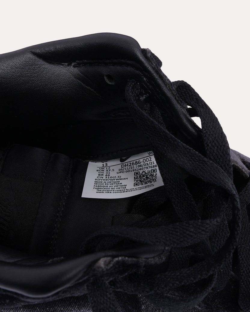 Dover Street Market Dunk Low "Triple Black Velvet" Sneakers