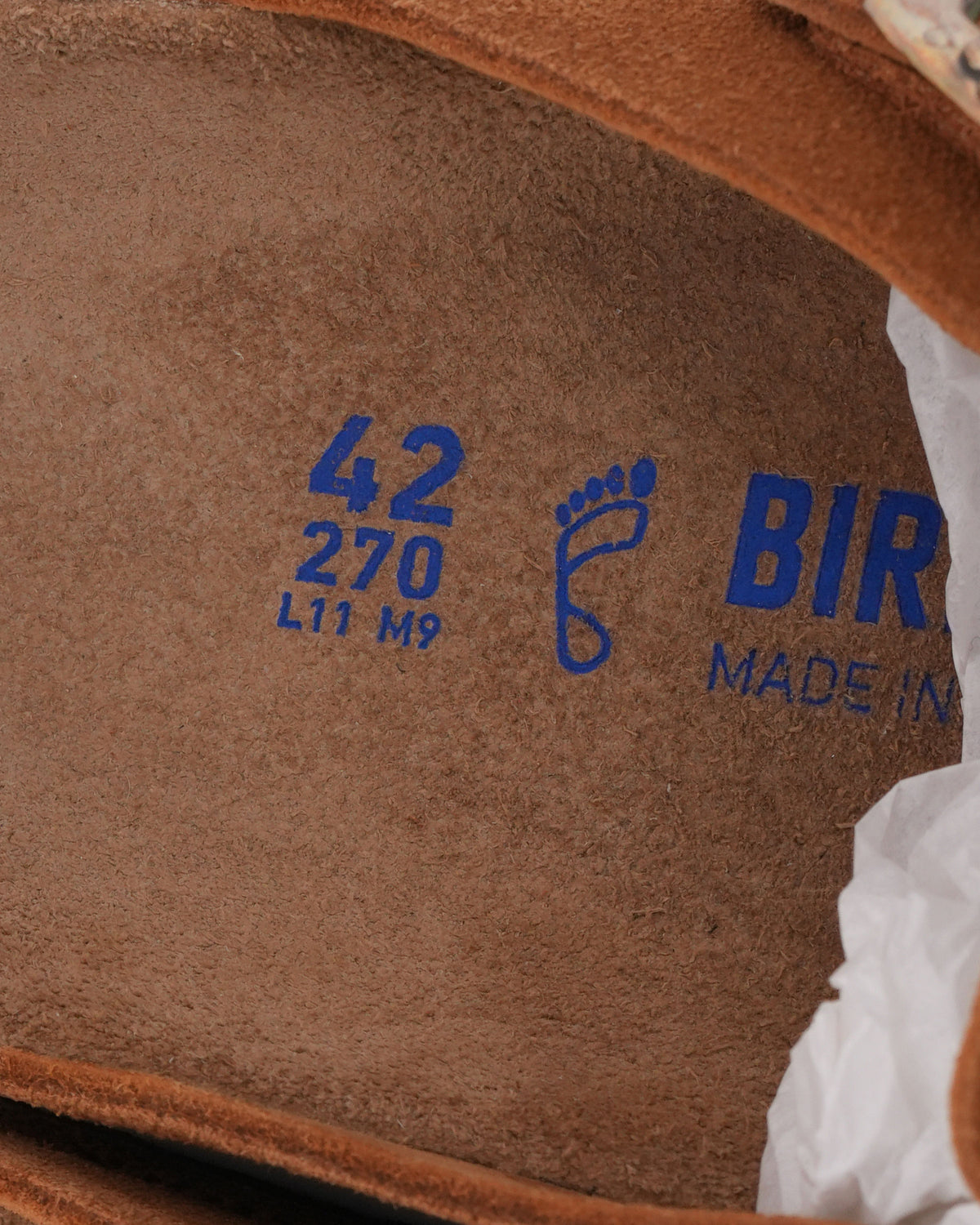 Dagger Embellished Birkenstock Boston Suede Mule