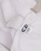 White Paper Jam Cross Patch Sweat Shorts