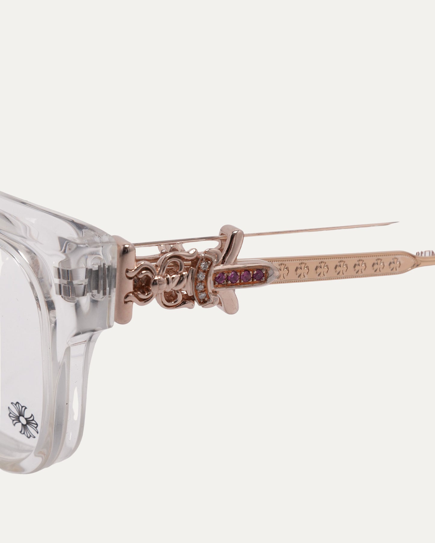 Diamond & Pink Sapphire Vagillionaire II Eyeglasses