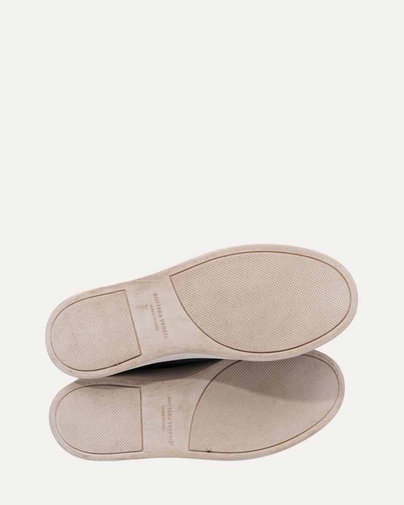 Intrecciato Suede Shearling Sneakers