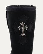 Cross Patch Embellished Ugg Boots