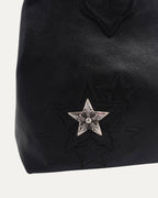 Star Patch Embellished Tote Bag
