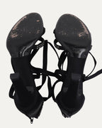 FW 2004 Satin and Crystal Heels