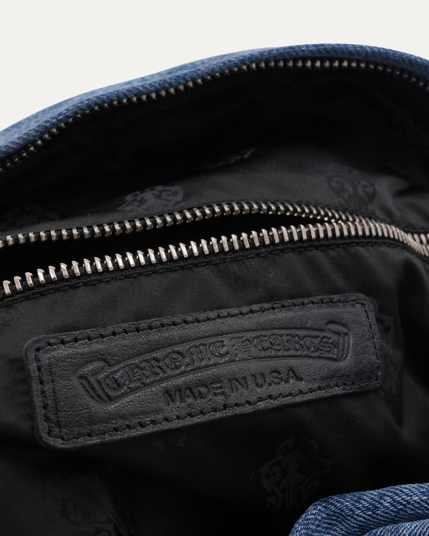 Denim Cross Patch Mini Seventh Grade Backpack