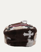 Matty Boy Cross Patch Chomper Cow Hide Taka Bag