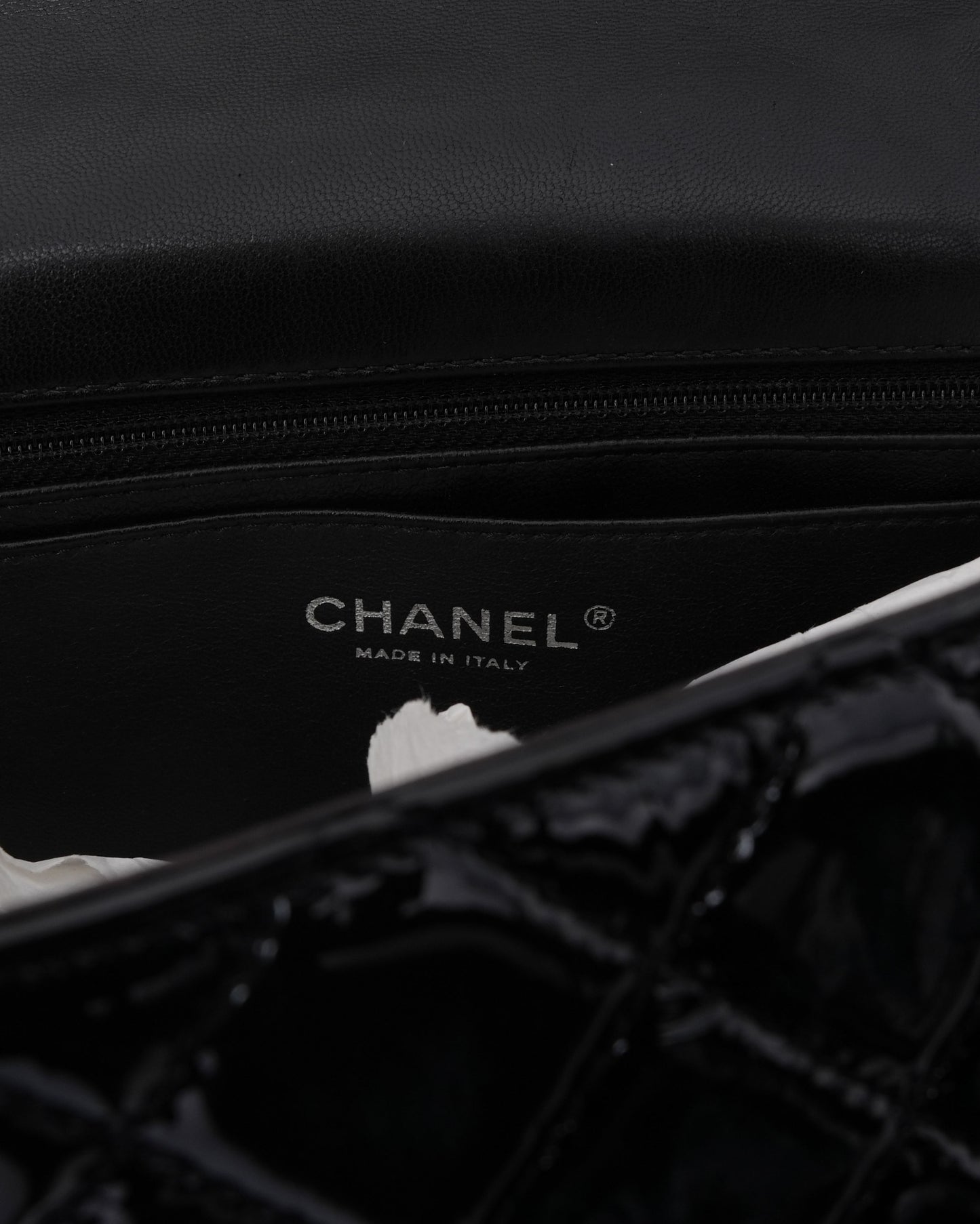 Patent Leather Jumbo Classic Double Flap Bag