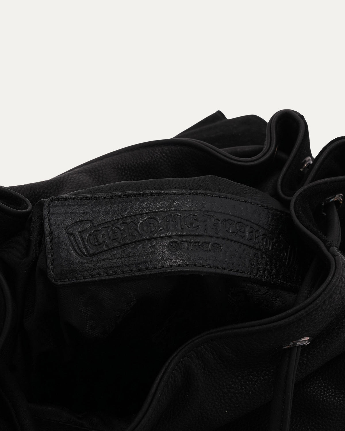 Dagger Embellished Suede Leather Iggy Backpack