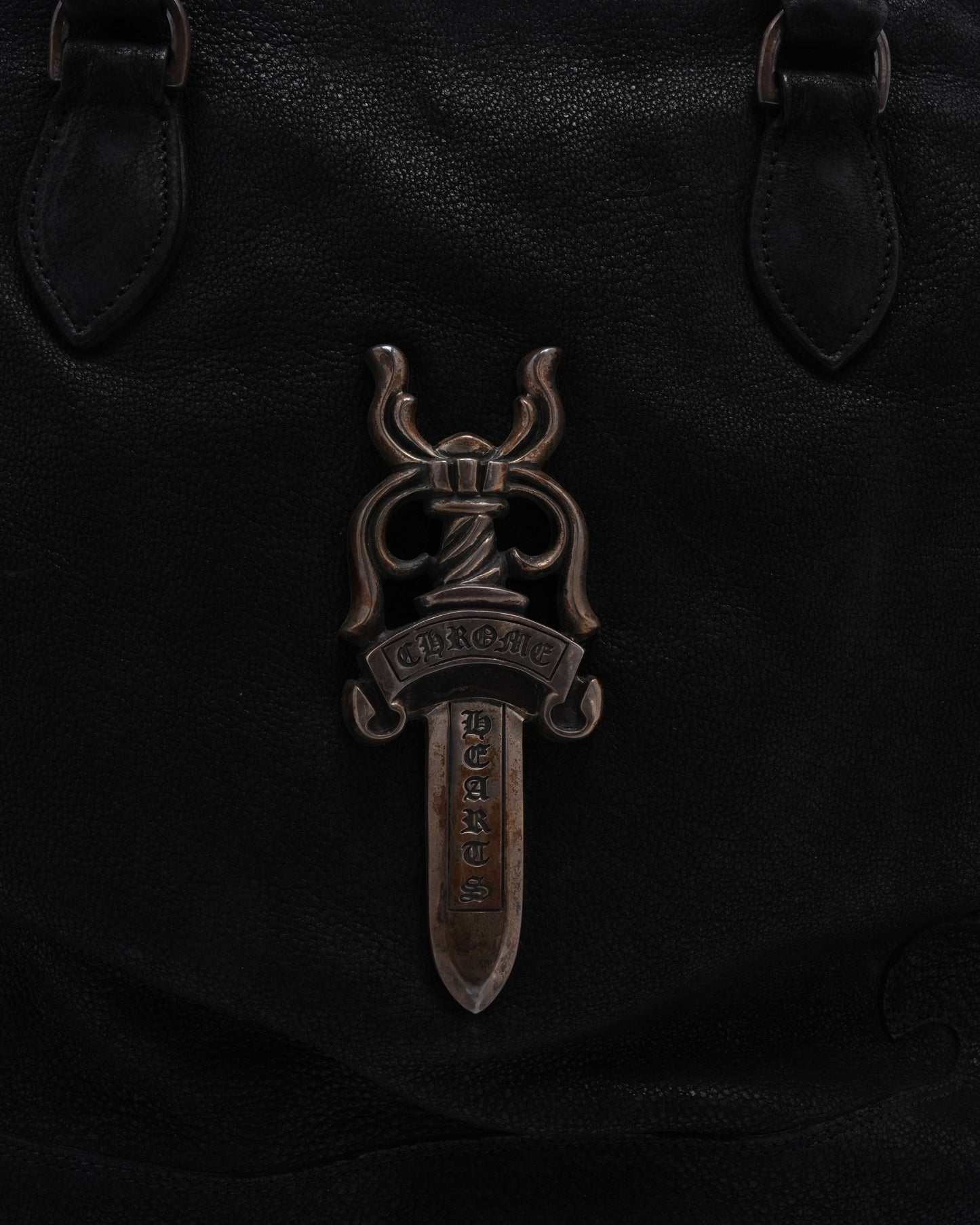 Dagger Embellished Slouchy Mo Bag