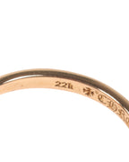 22k Gold Rolling Stones Bubblegum Ring