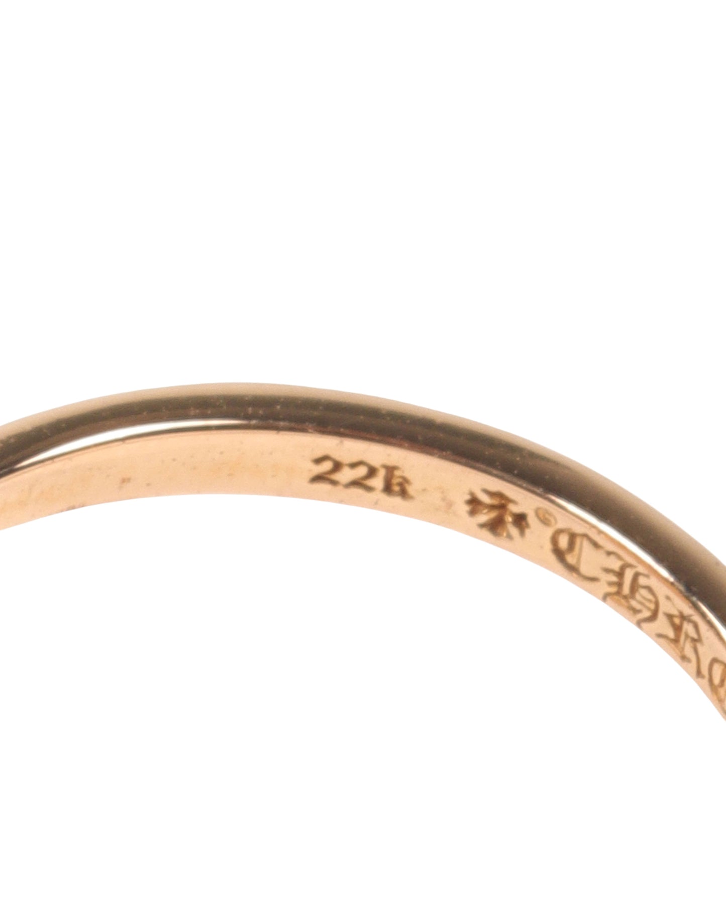 22k Gold Rolling Stones Bubblegum Ring
