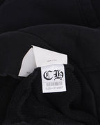 Embroidered Vertical Logo Hoodie