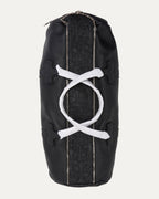 Leather Cross Patch Duffle Bag