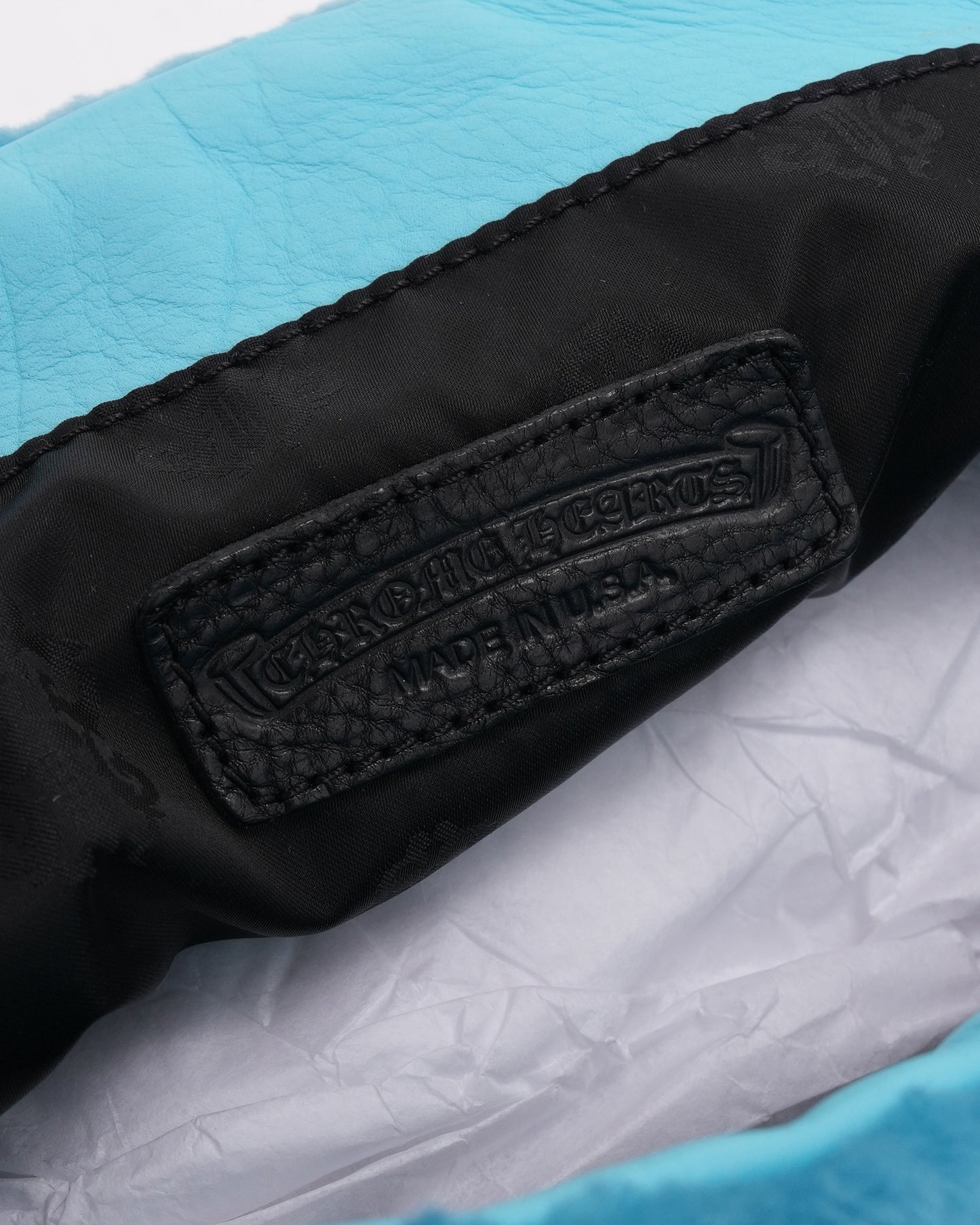 Cross Patch Fur Tote Bag