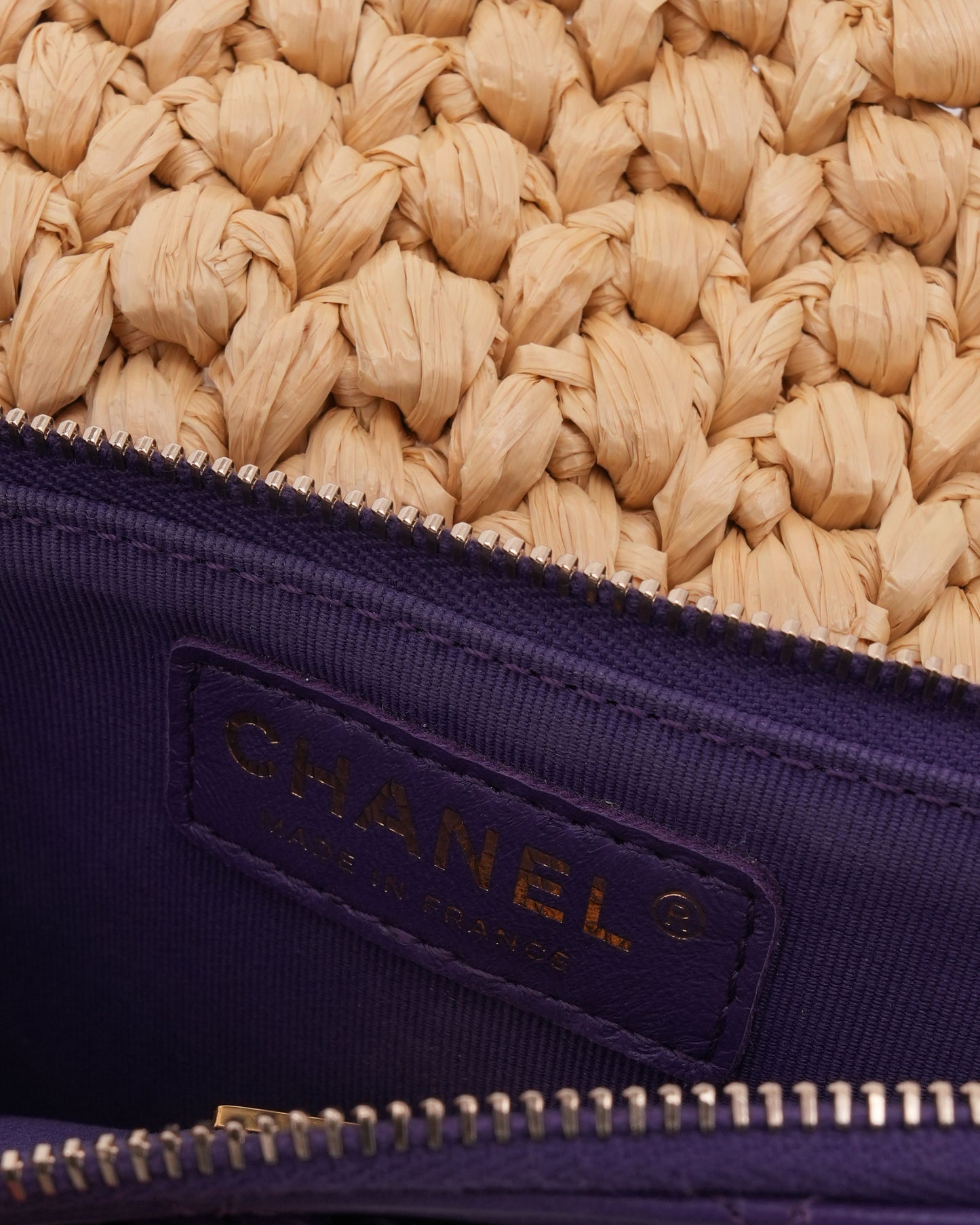 Raffia Chain Venice Beach Flap Bag