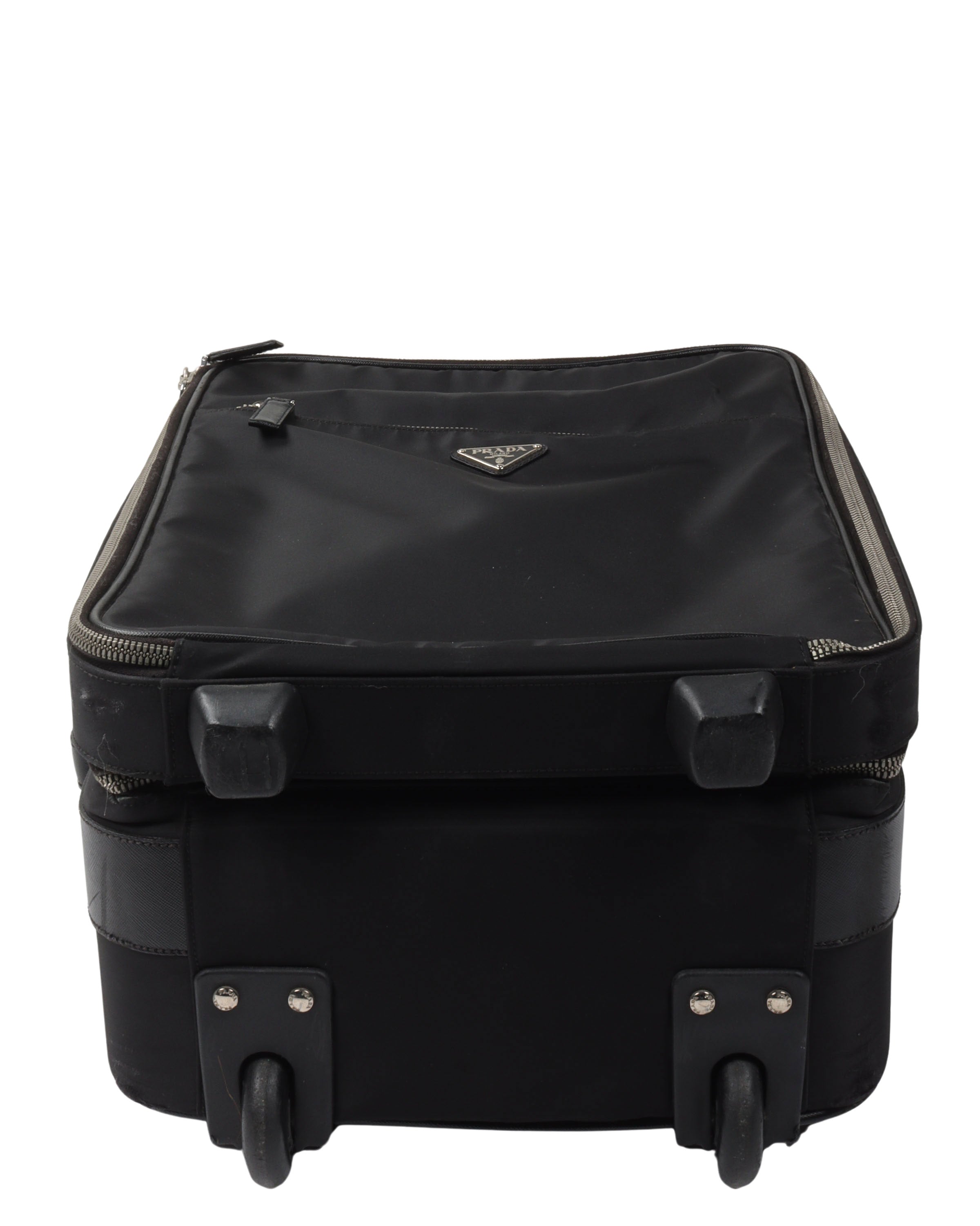 Tessuto & Saffiano Rolling Suitcase