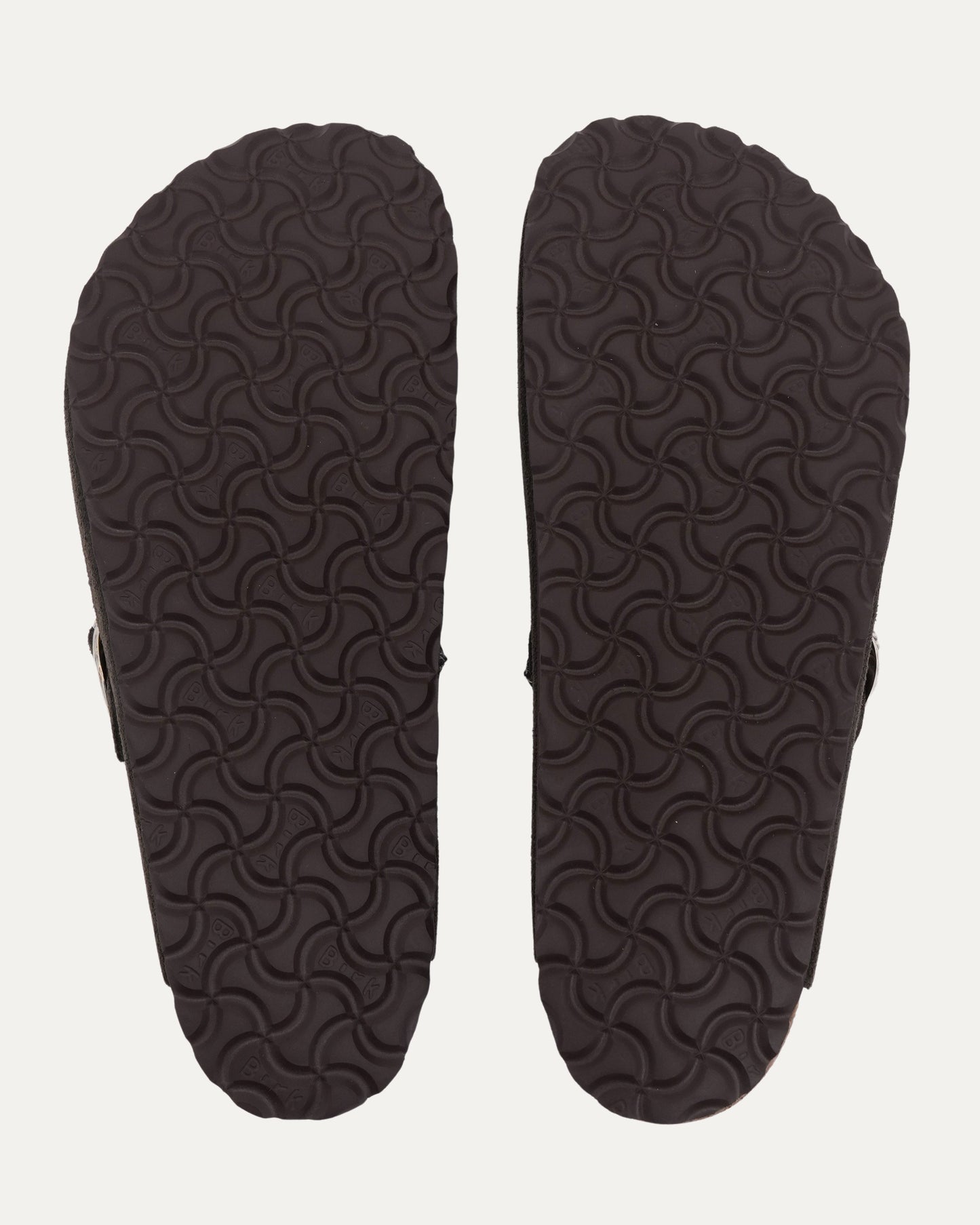 Cross Embellished Birkenstock Boston Suede Mule