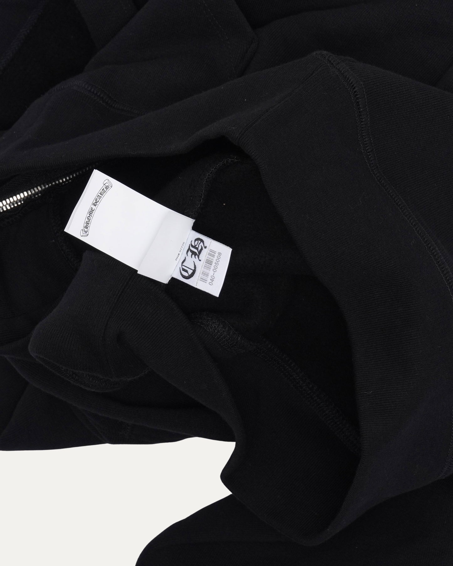 Paper Jam Cemetery Cross Patch Zip Up Hoodie