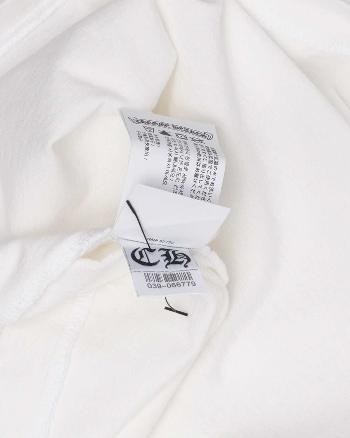 Embroidered Eyechart Long Sleeve Pocket T-Shirt