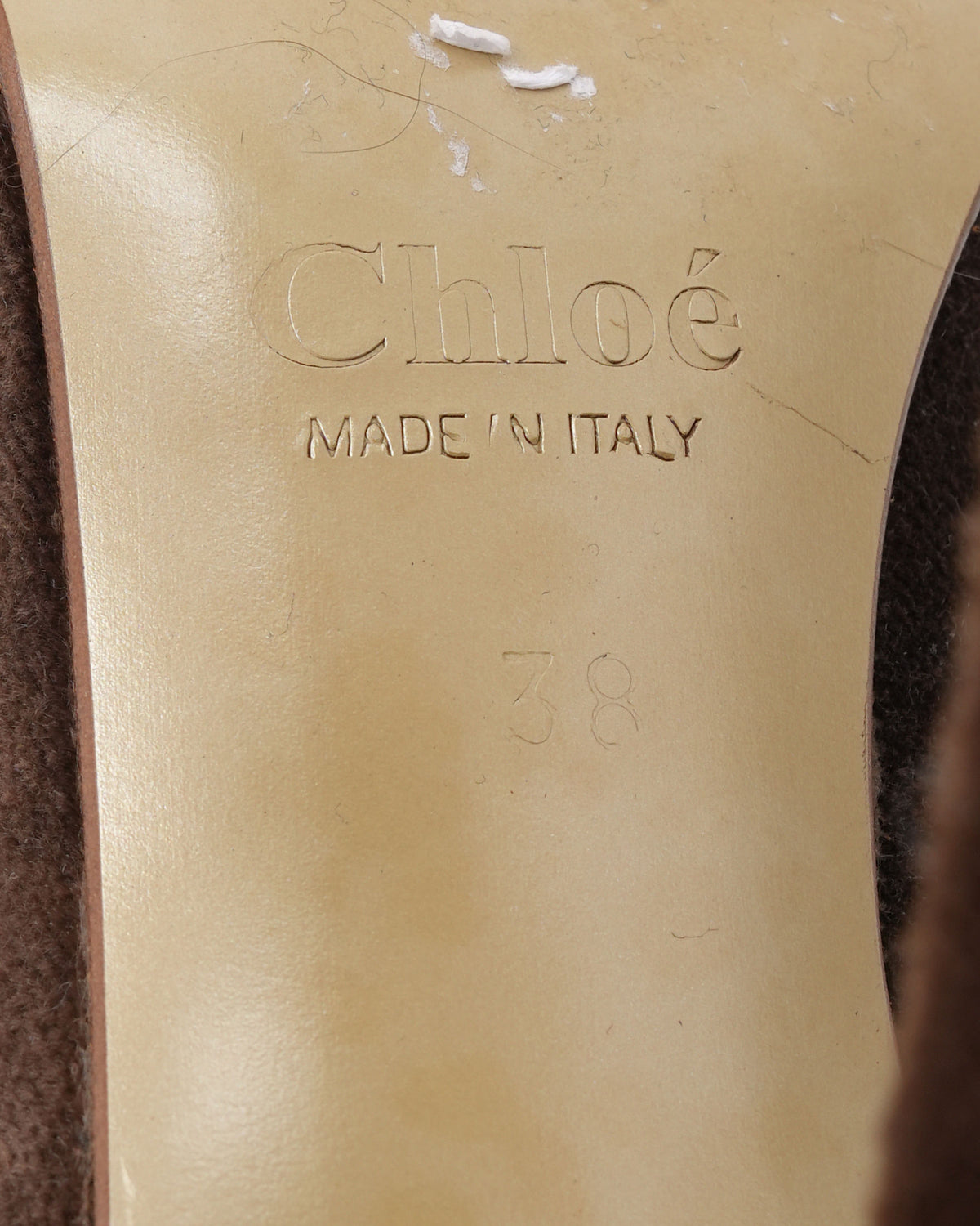 FW 2001 Ombre Velvet Runway Boots