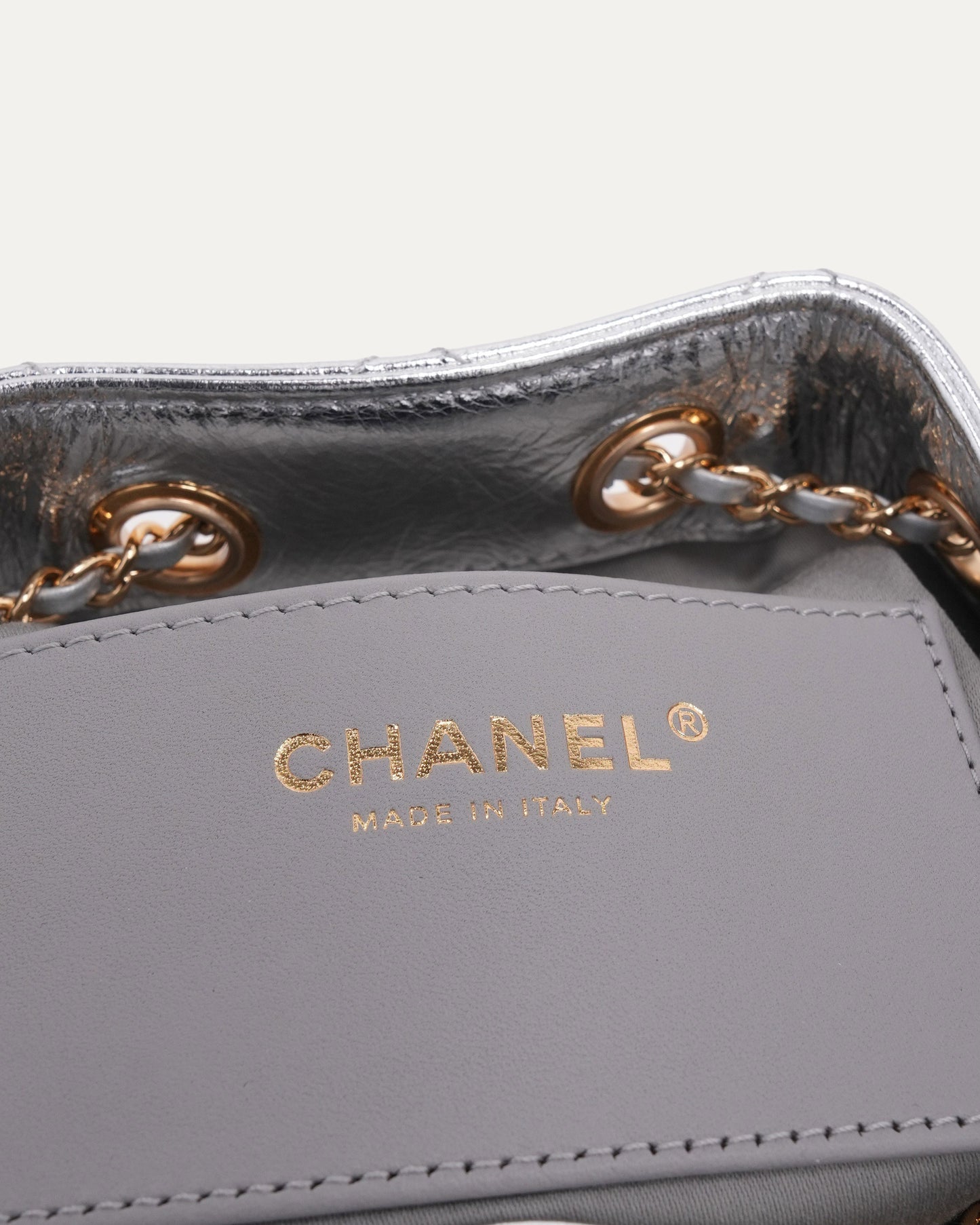 Metallic Quilted Mini 25 Hobo Bag