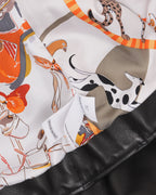 Hermes Silk Lined JJ Dean Leather Jacket