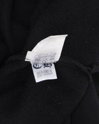 Leather Contrast Cross Patch Crewneck Sweatshirt