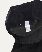Flared Moleskin Cross Patch Pants