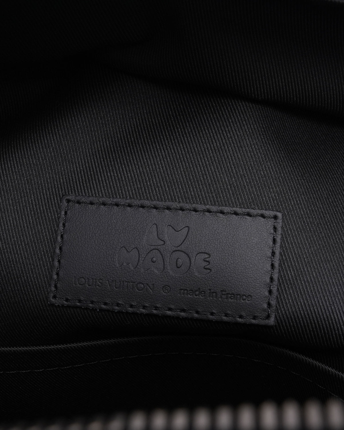 Nigo Striped Monogram Utility Backpack