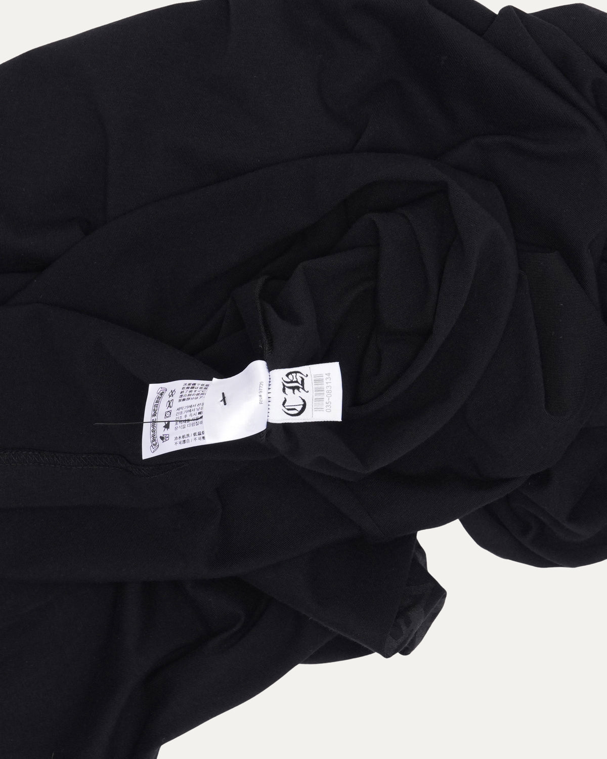 Tonal Neck Logo Long Sleeve Pocket T-Shirt