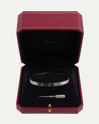 White Gold Love Bracelet