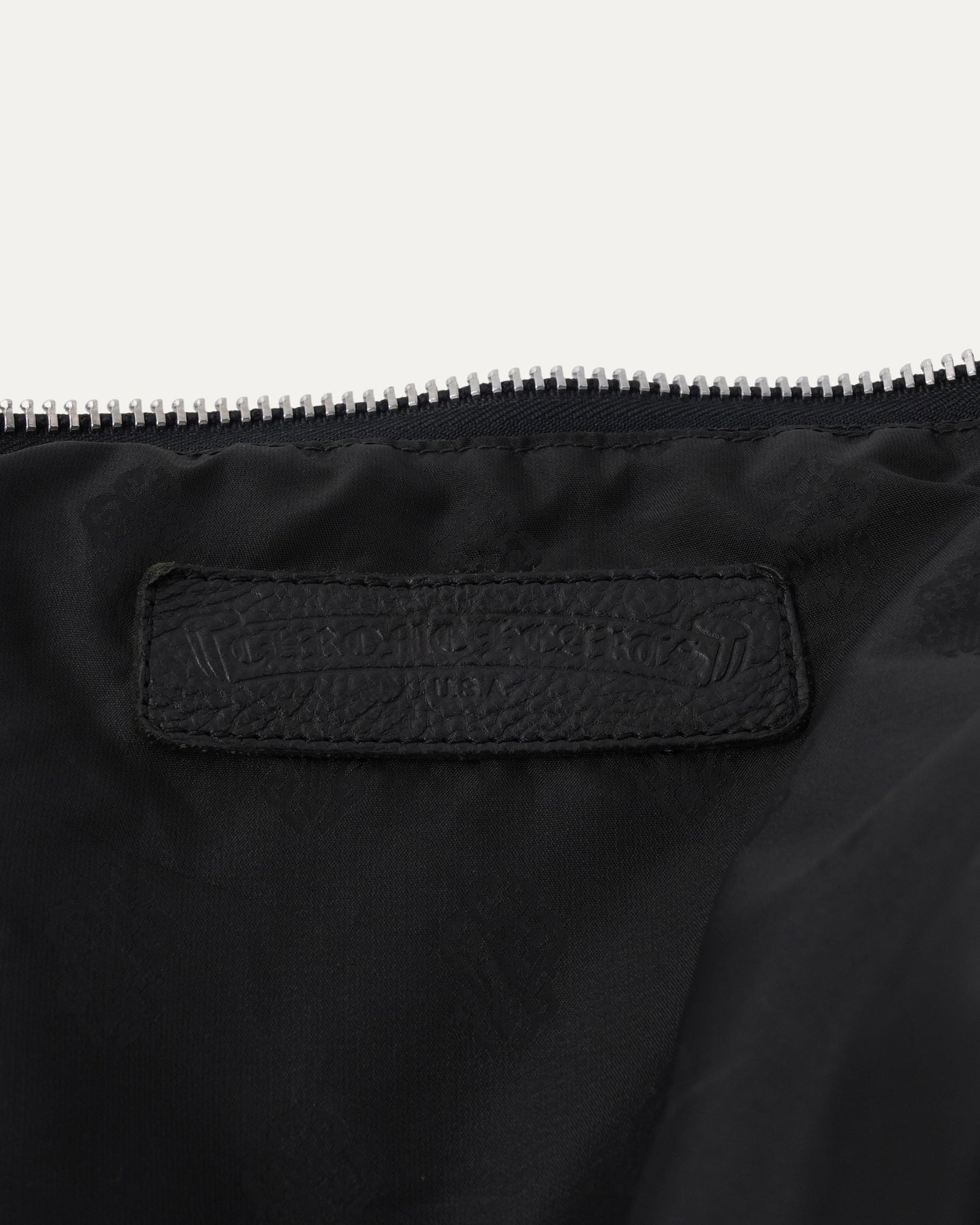 Cross Embellished Structured Duffle Bag