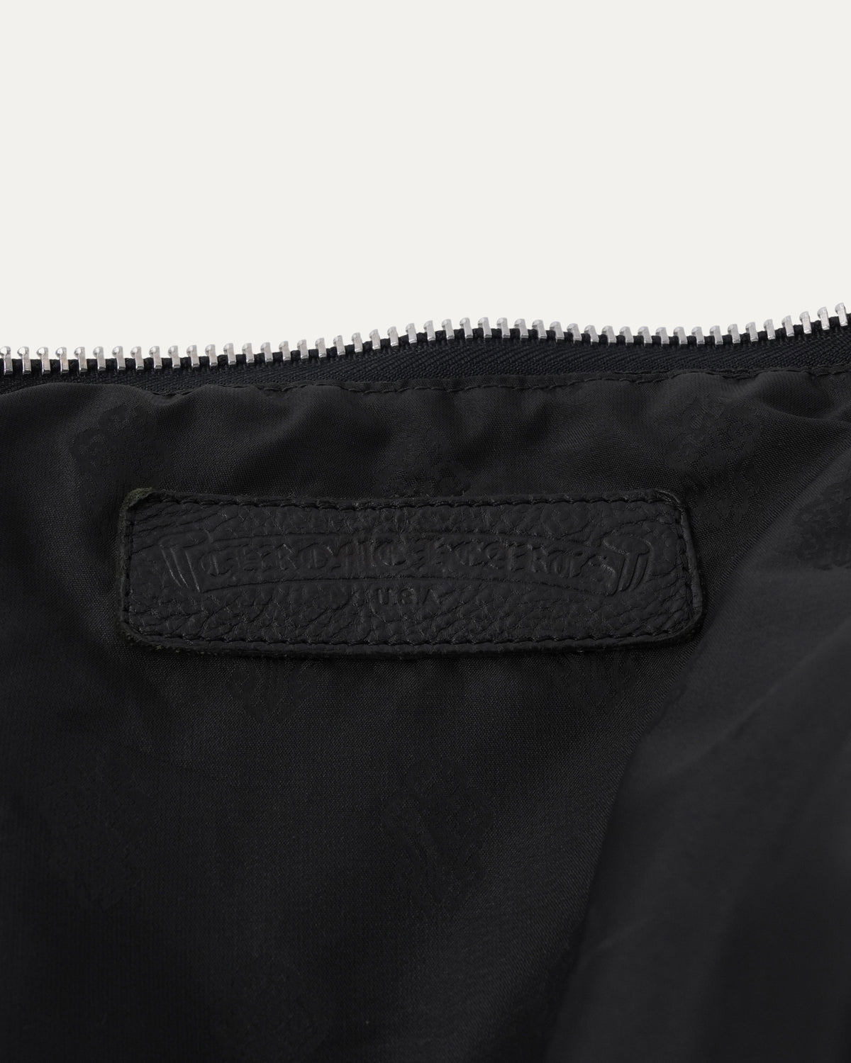 Cross Embellished Structured Duffle Bag