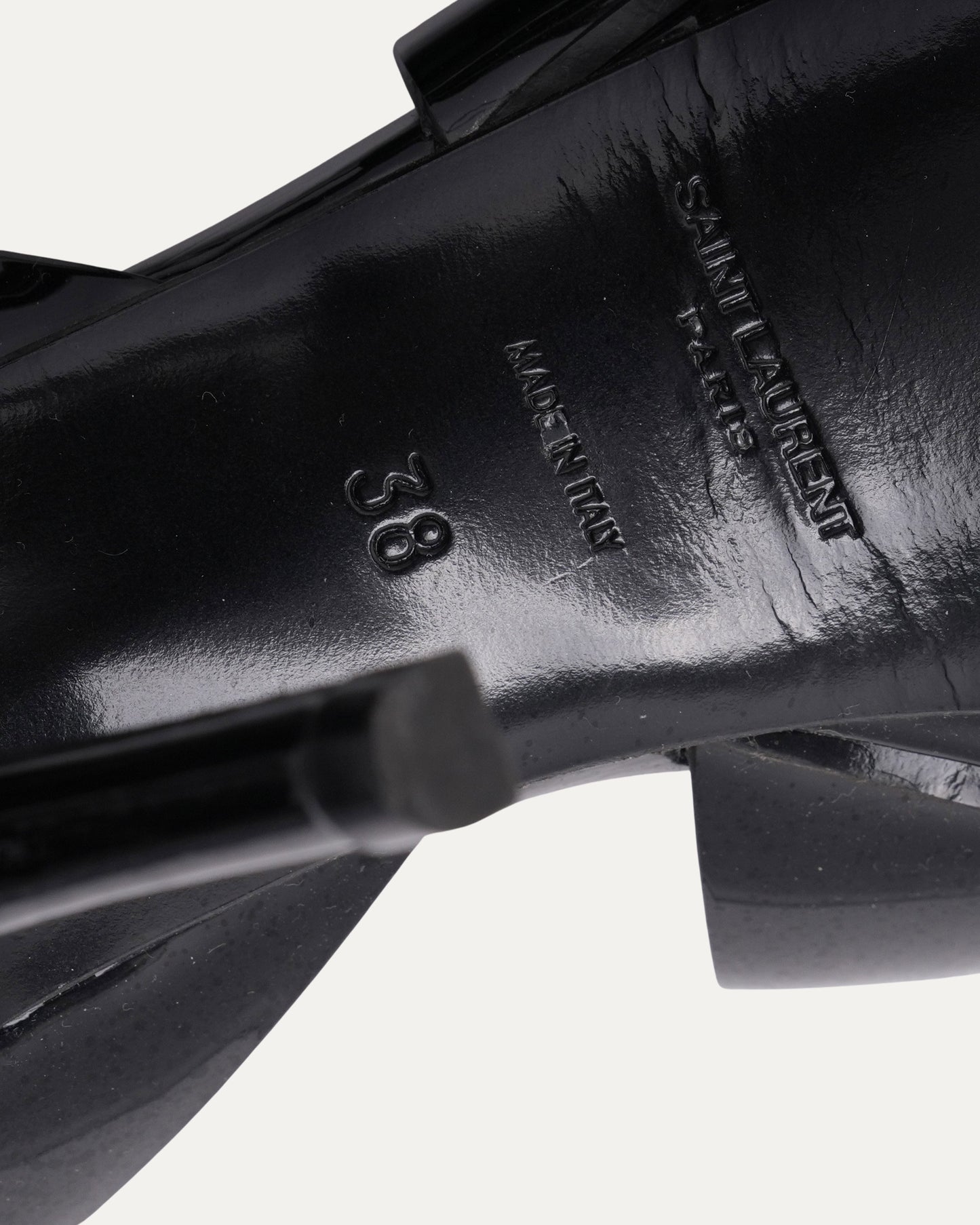 Patent Leather Tribute Sandals