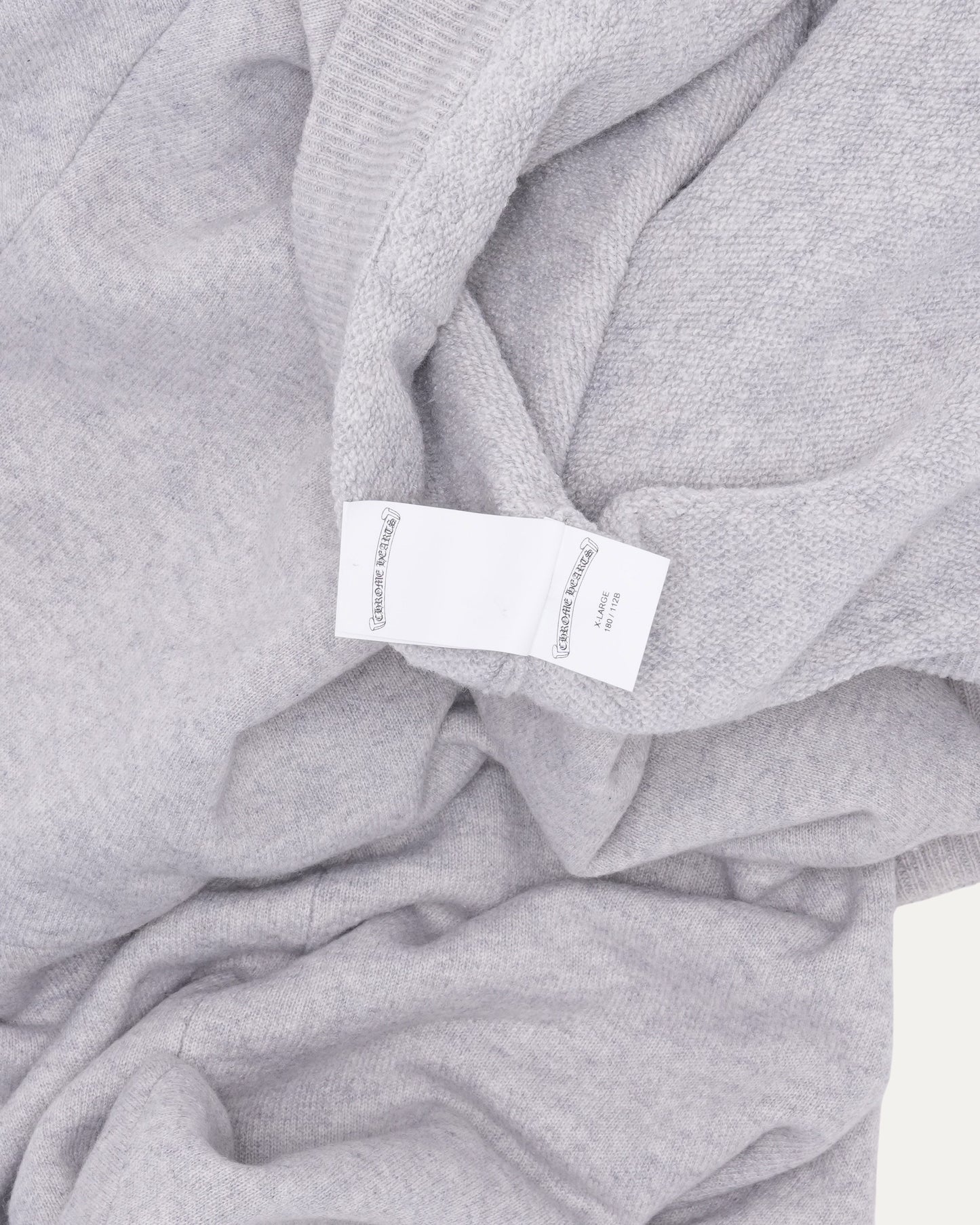Embroidered Cashmere Zip Up Hoodie