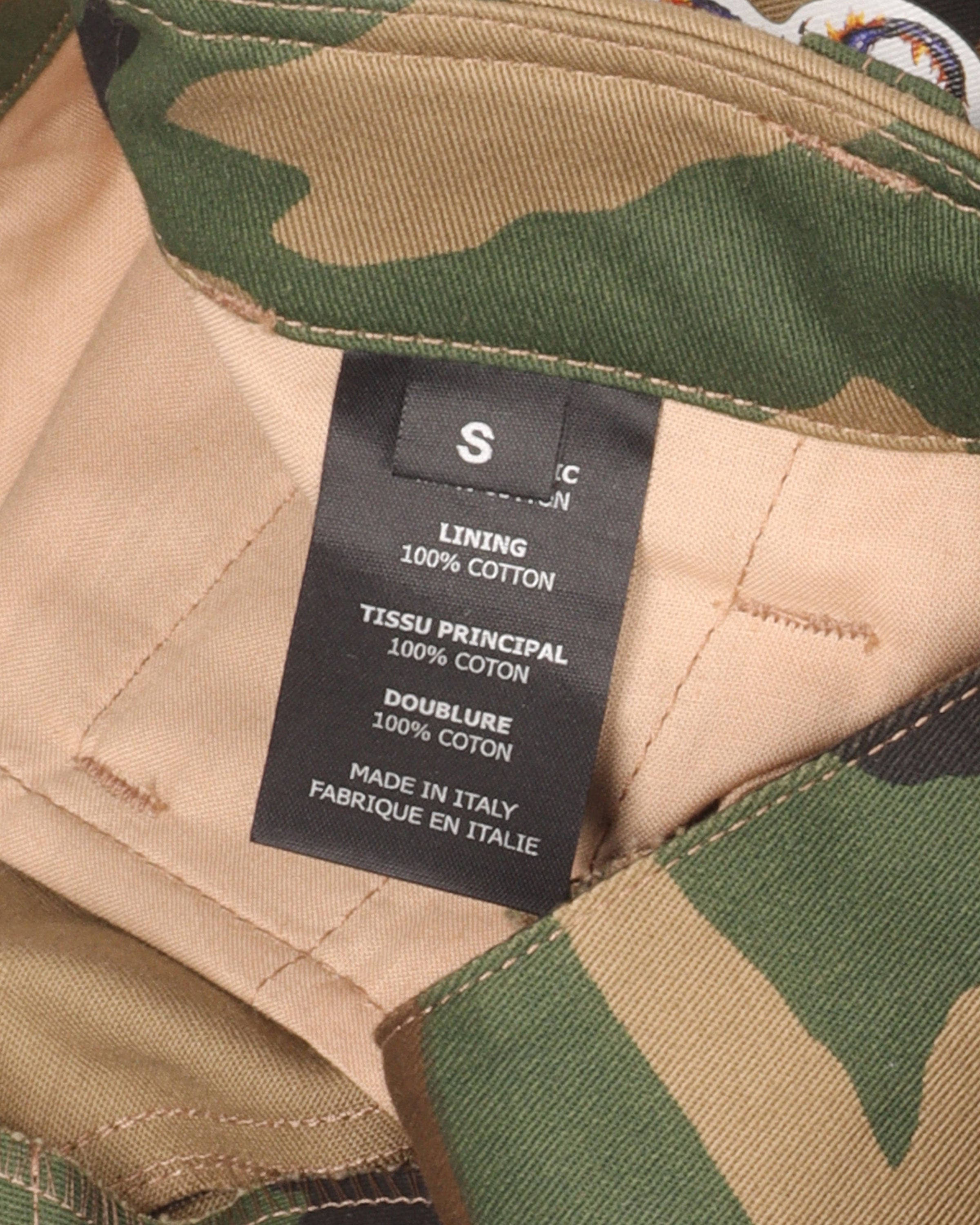 FW19 Camouflage Sticker Cargo Pants