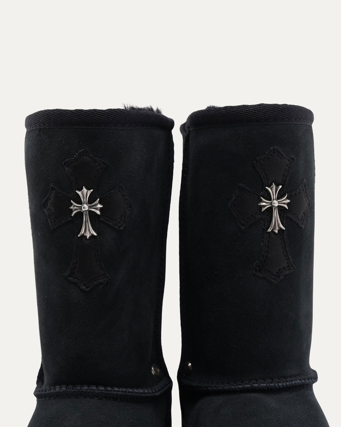 Cross Embellished Ugg Boots