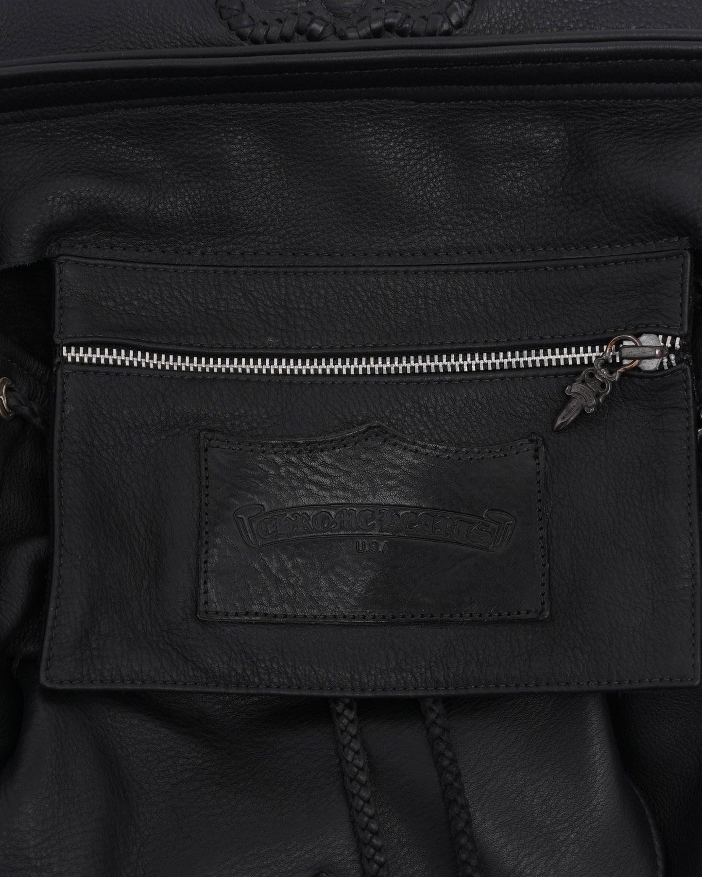 Filigree Cross Gunslinger Leather Backpack