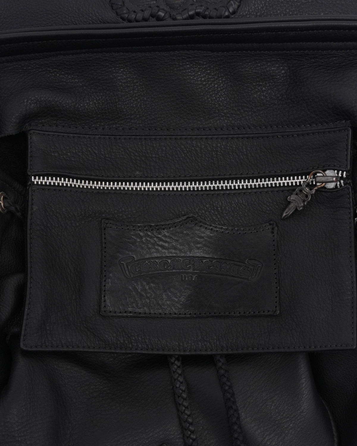 Filigree Cross Gunslinger Leather Backpack