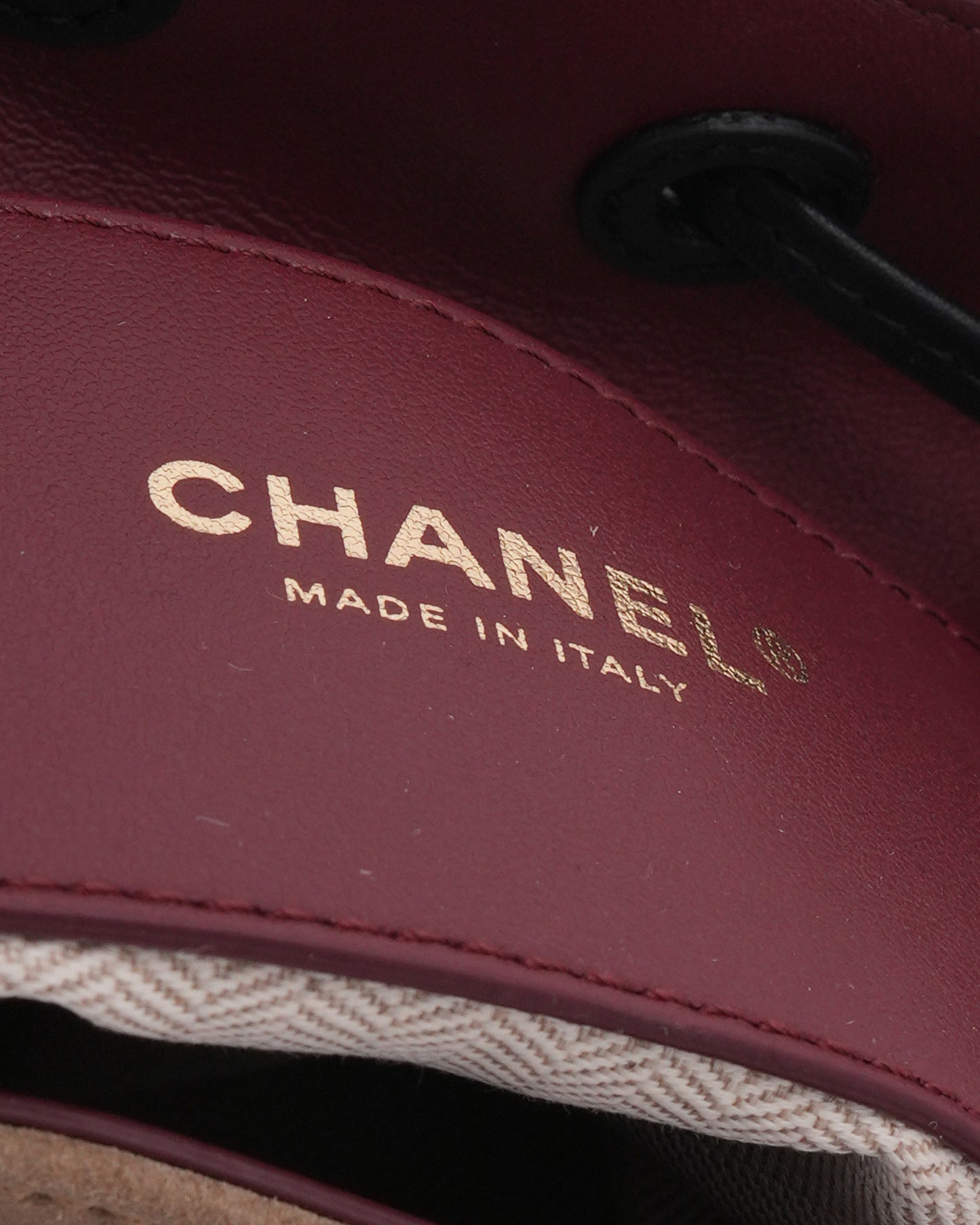 Quilted Suede Bucket Bag