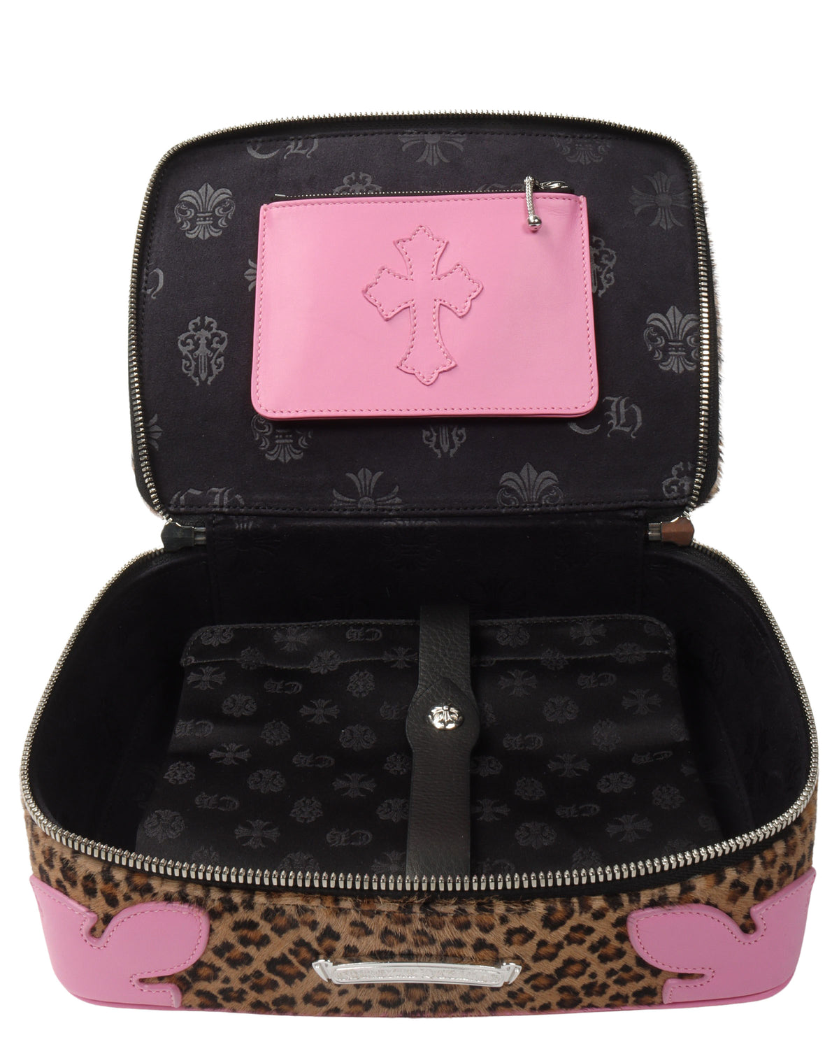 Leather & Pony Hair Jewelry Case