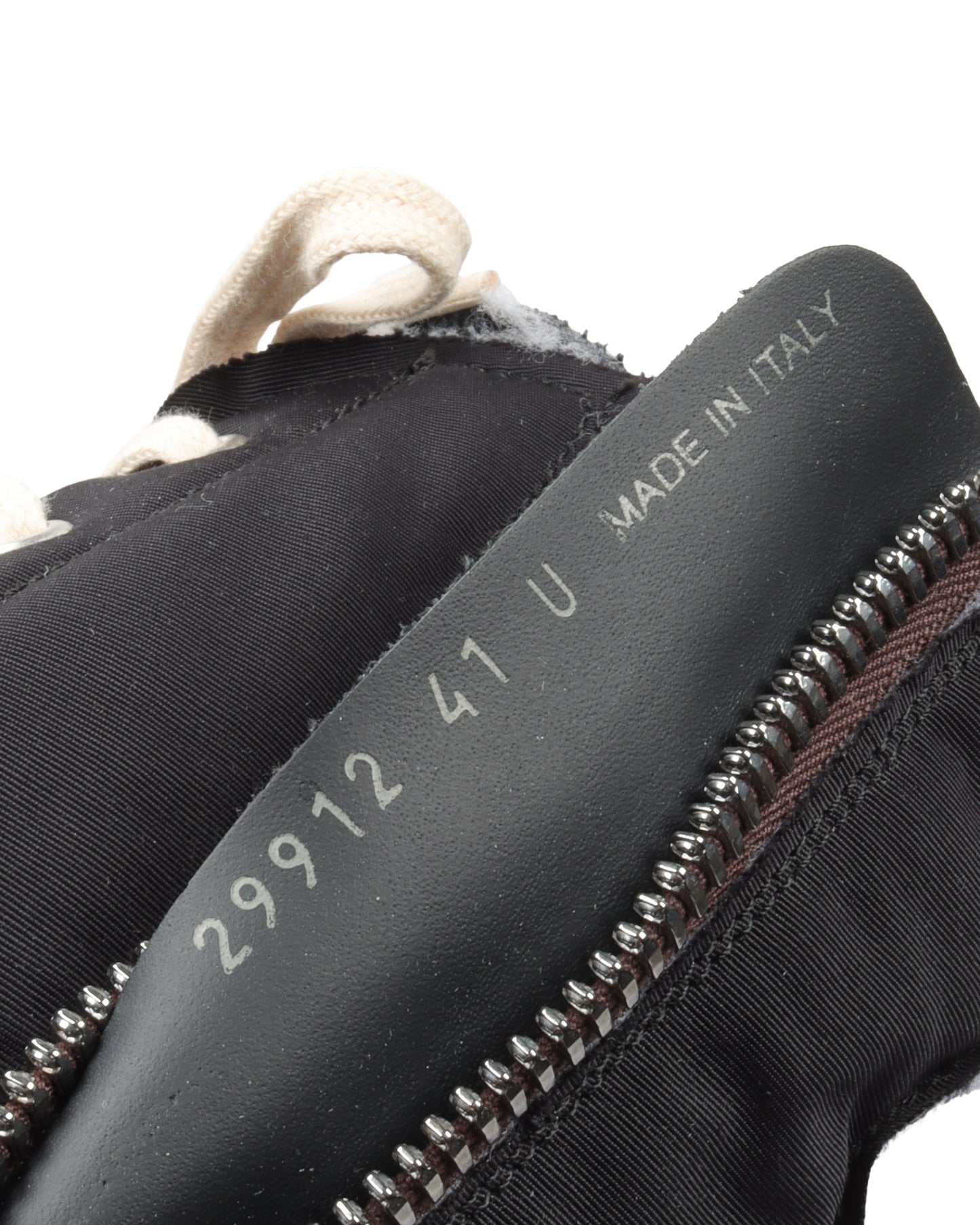 Padded Shearling Ramones Sneakers