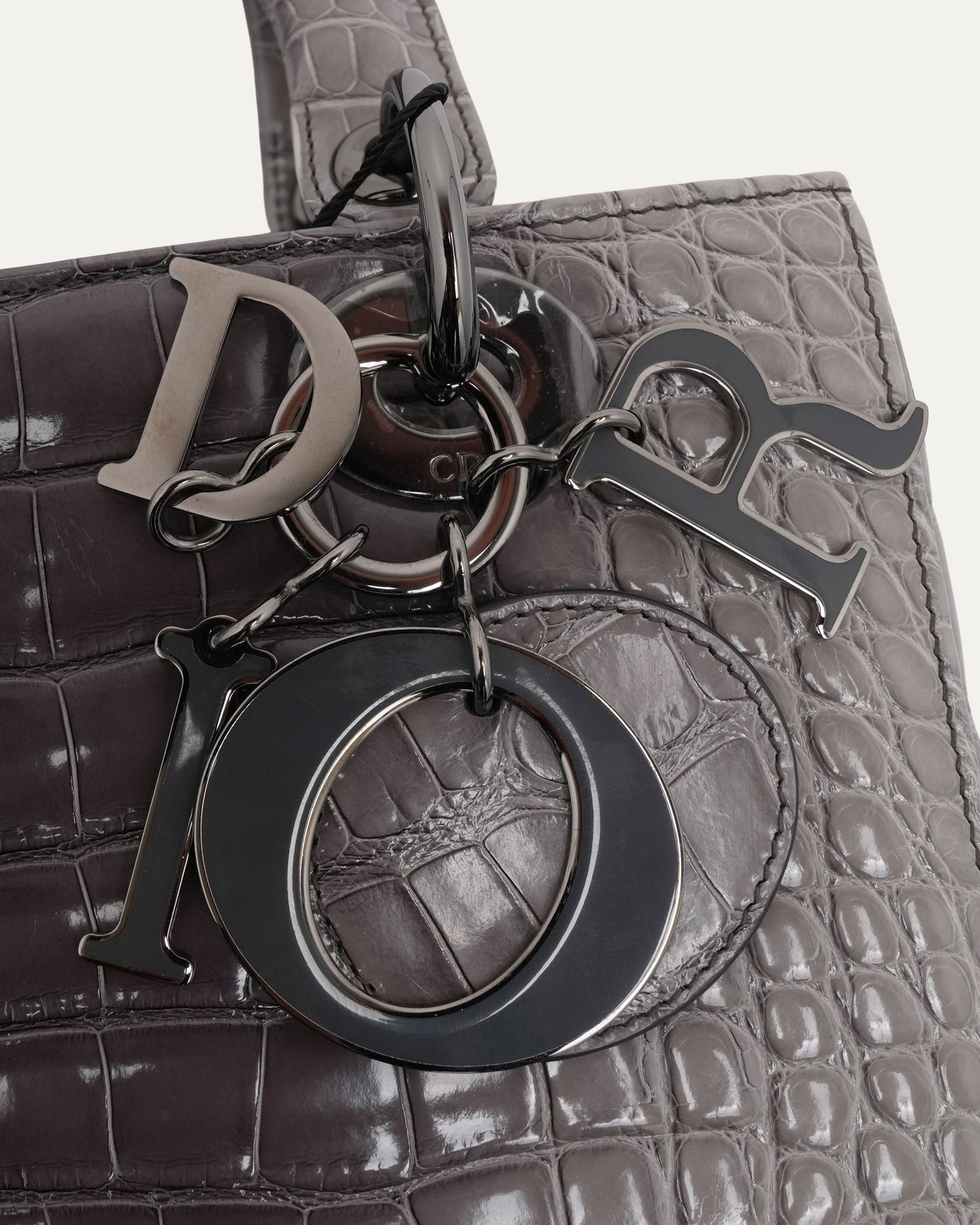 Shiny Crocodile Lady Dior Bag