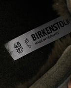 Dagger Embellished Shearling Lined Birkenstock Boston Suede Mule