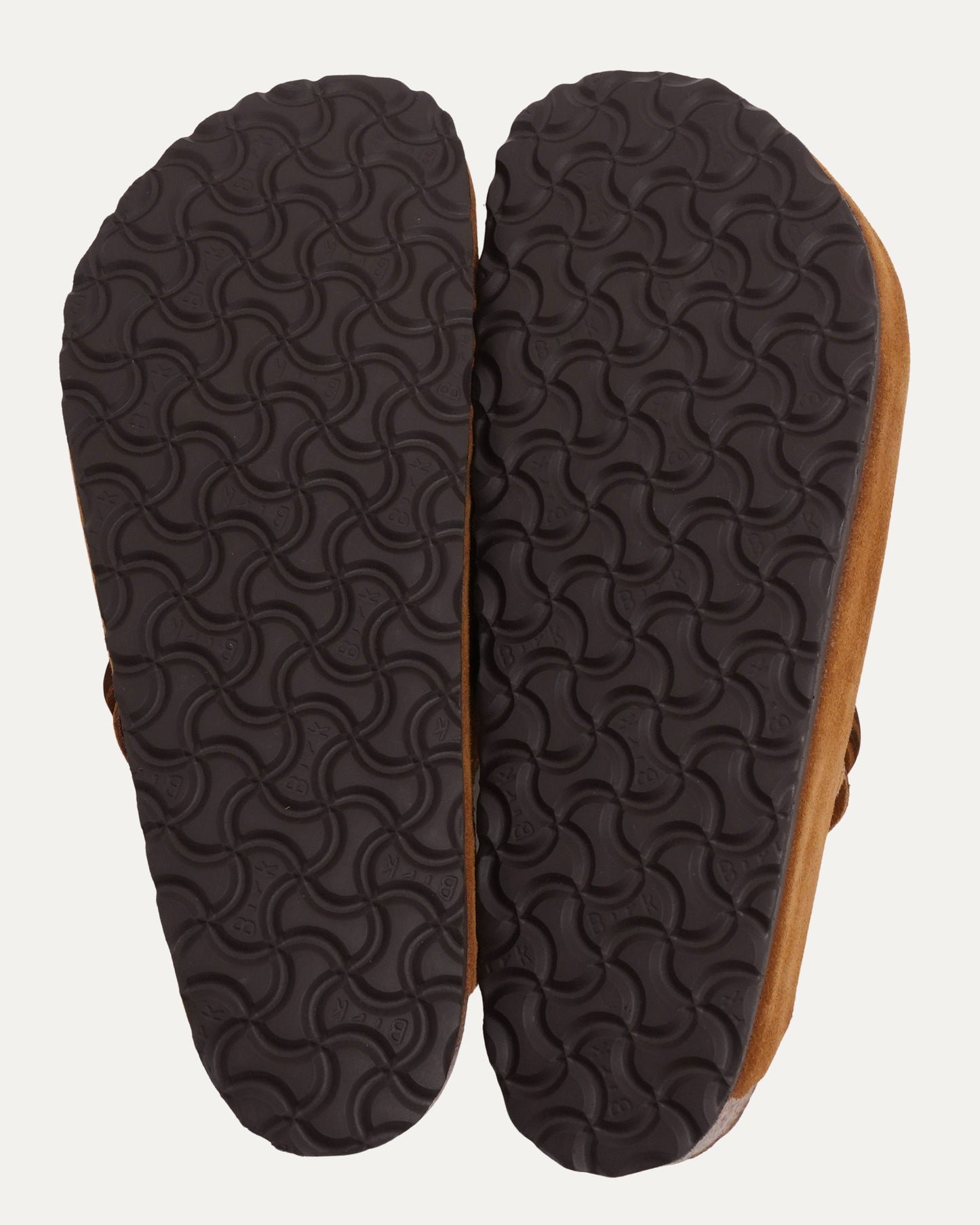 Cross Embellished Birkenstock Boston Suede Mule