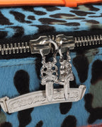 St Barth Leather & Pony Hair Jewelry Case