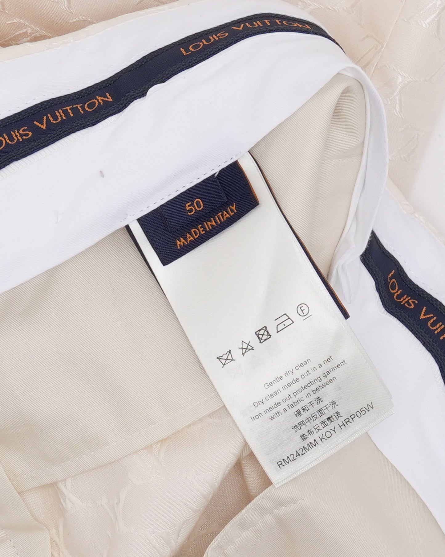 Monogram Double Breasted Silk Blend Suit