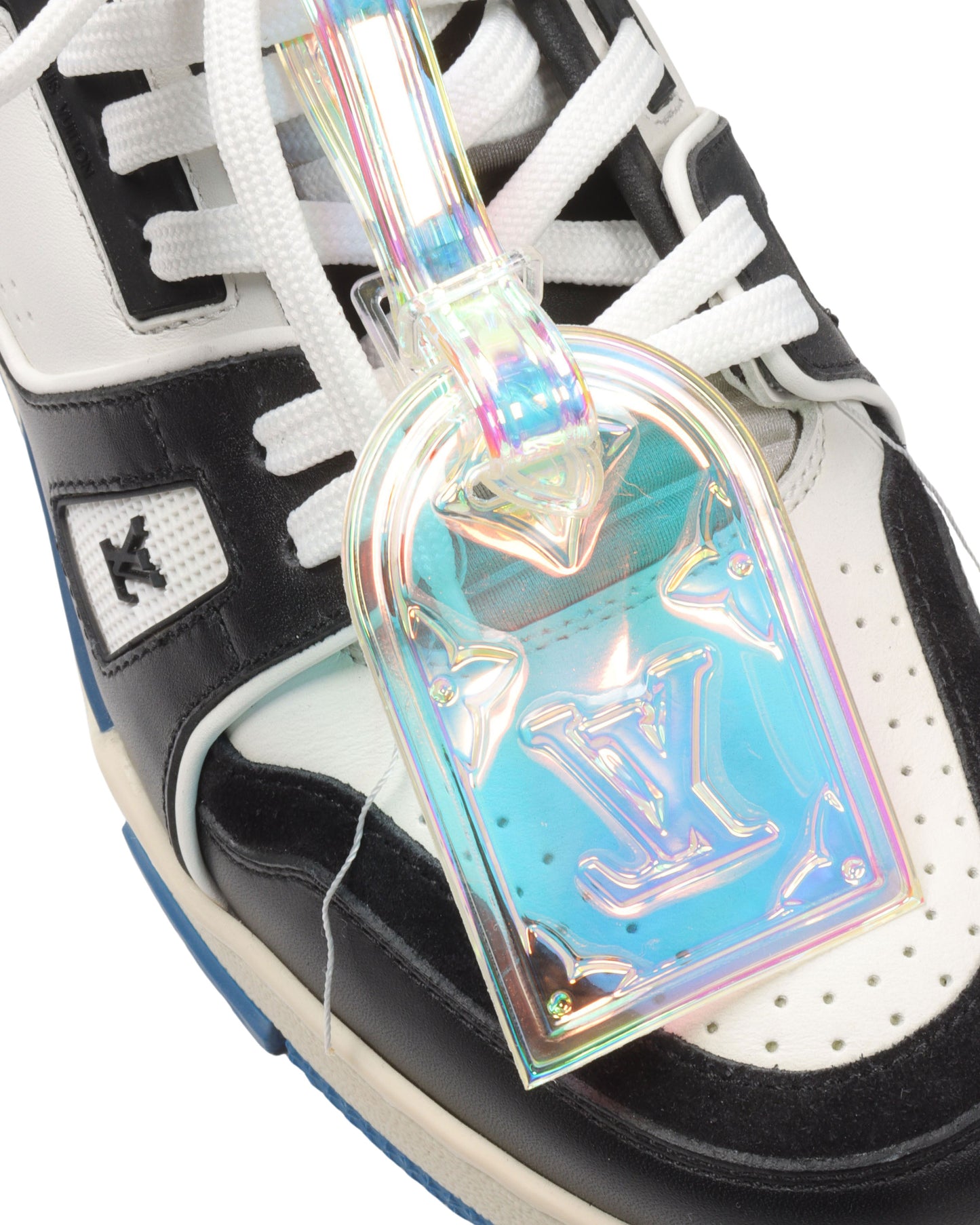 Upcycled LV Trainer Sneaker