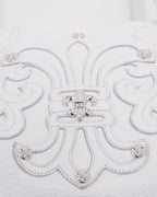 Embellished Fleur Patch Tote Bag
